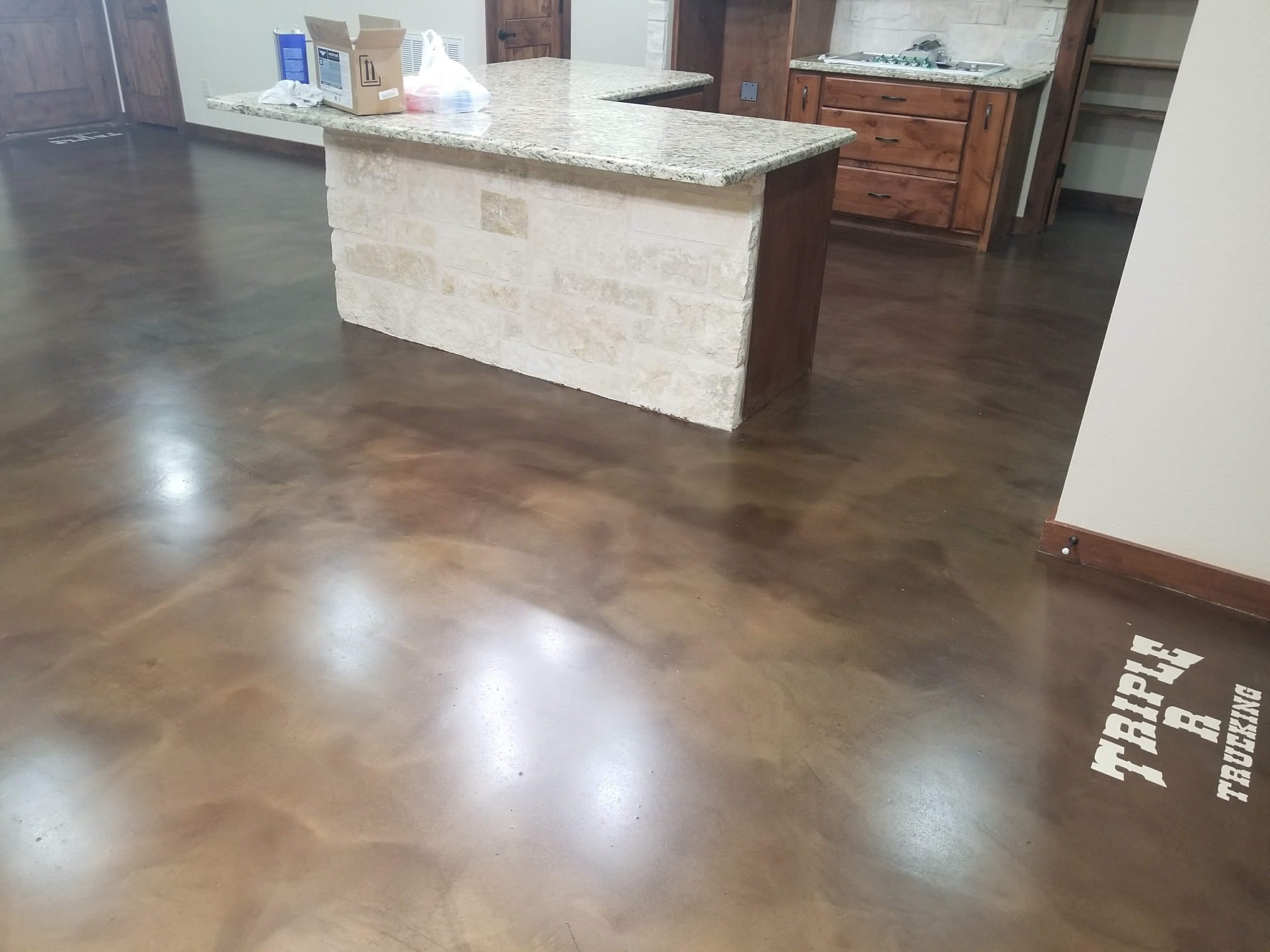 Office Flooring McAllen Tx RGV Concrete Stain